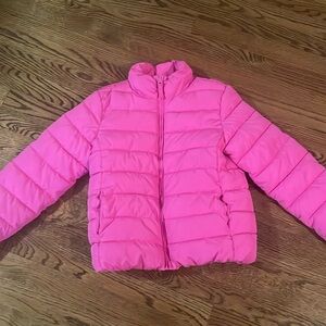 Children’s Place pink puffer jacket size L